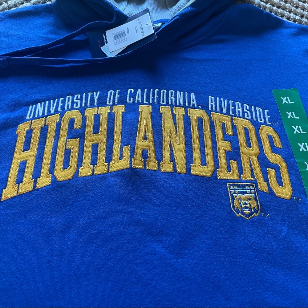 Champion Royal Blue & Gold University of California Riverside Highlanders Hoodie